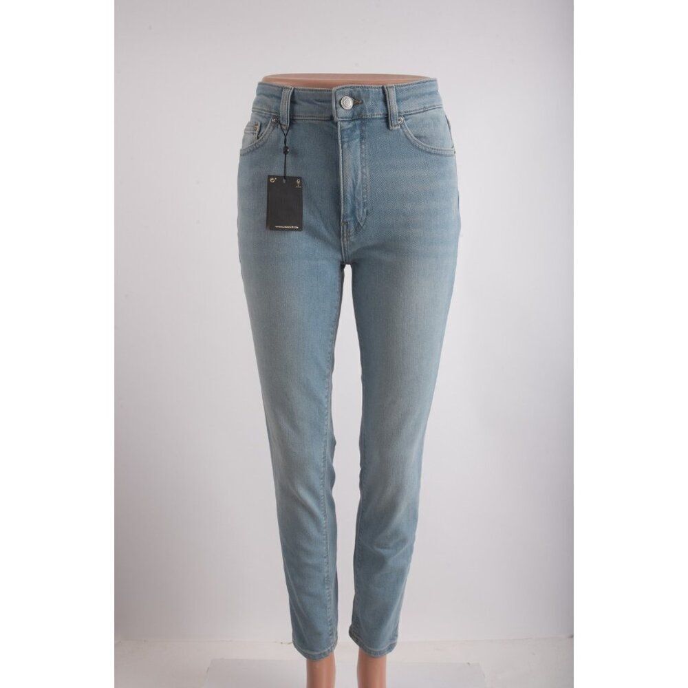 Massimo Dutti  Womans Denim Jeans Size US 4 EUR 36 Blue Straight  5070/811 NWT